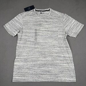 VRST Essential Pocket Tee Shirt Mens Medium Silver Shadow Marble Heather Soft